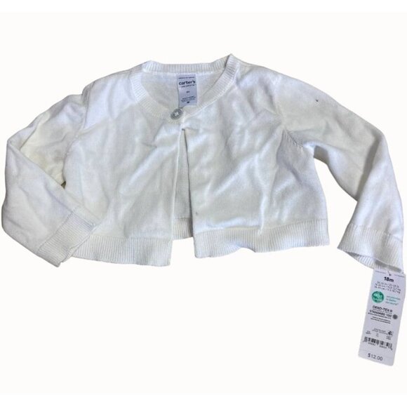 Carters Knit Cardigan Topper Girls 18-Mos - Picture 1 of 5